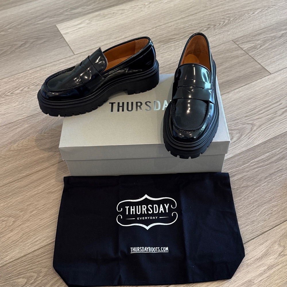 Thursday boots PENNY PLATFORM LOAFERS. WOMEN 7 NEW